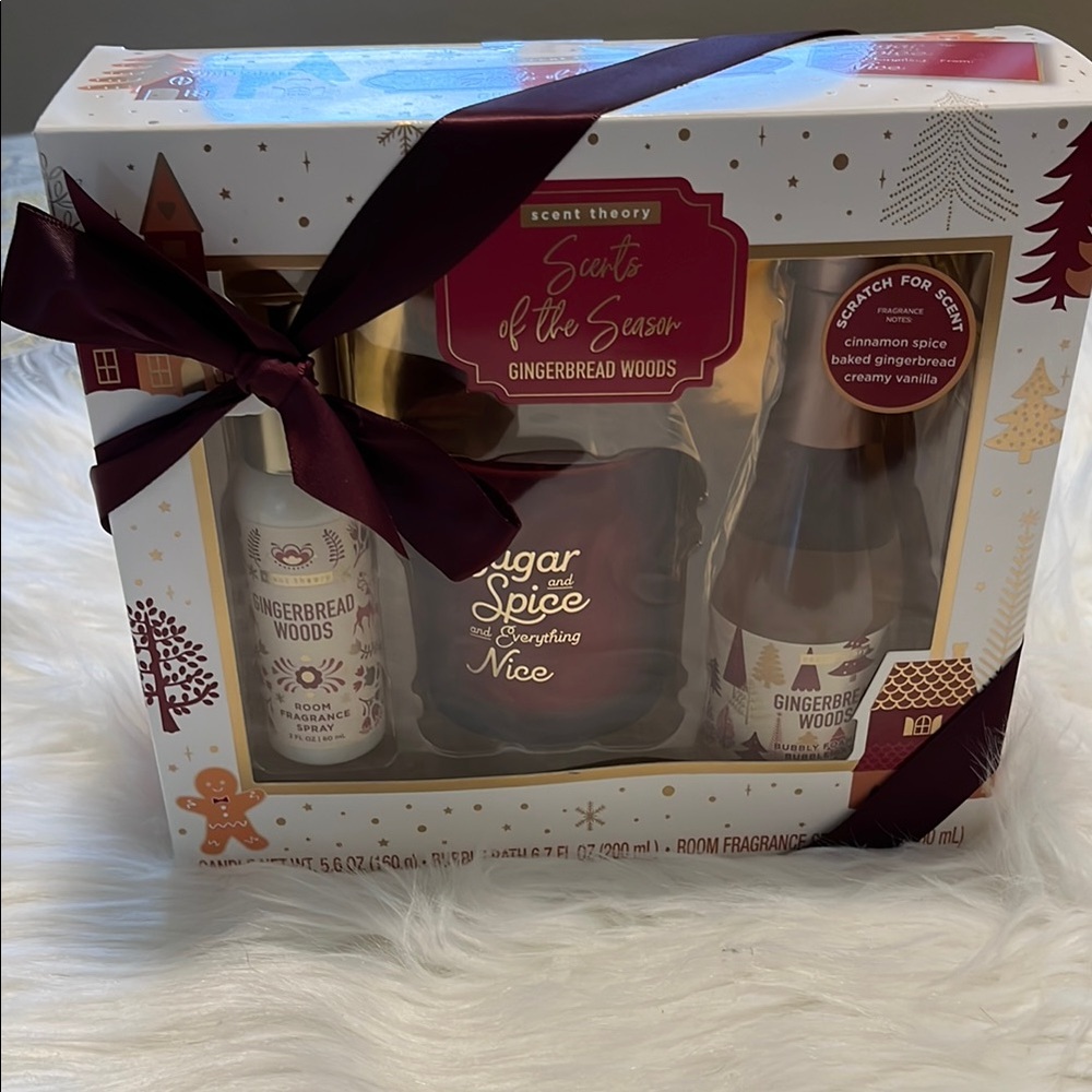 Scent theory Gingerbread Woods Bath Set
